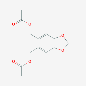 {6-[(Acetyloxy)methyl]-1,3-benzodioxol-5-yl}methyl acetate