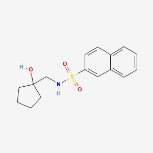 N-((1-hydroxycyclopentyl)methyl)naphthalene-2-sulfonamide