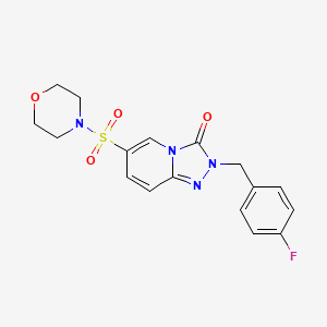 2-(4-fluorobenzyl)-6-(morpholinosulfonyl)-[1,2,4]triazolo[4,3-a]pyridin-3(2H)-one