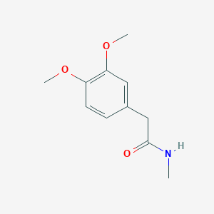 molecular formula C11H15NO3 B289209 2-(3,4-dimethoxyphenyl)-N-methylacetamide 