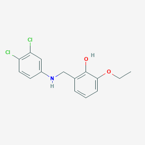 2-{[(3,4-Dichlorophenyl)amino]methyl}-6-ethoxyphenol