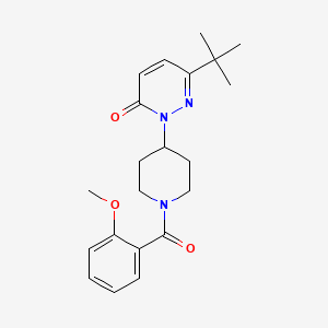 6-Tert-butyl-2-[1-(2-methoxybenzoyl)piperidin-4-yl]pyridazin-3-one