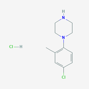 molecular formula C11H16Cl2N2 B2892243 1-(4-氯-2-甲基苯基)-哌嗪 CAS No. 250290-10-9