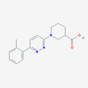 molecular formula C17H19N3O2 B2892266 1-(6-(o-Tolyl)pyridazin-3-yl)piperidine-3-carboxylic acid CAS No. 1284048-95-8