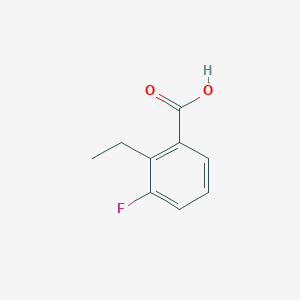 molecular formula C9H9FO2 B2892280 2-Ethyl-3-fluorobenzoic acid CAS No. 1261884-93-8