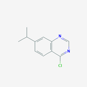 molecular formula C11H11ClN2 B2892283 4-Chloro-7-isopropylquinazoline CAS No. 943780-24-3