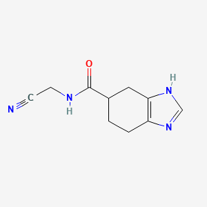 N-(Cyanomethyl)-4,5,6,7-tetrahydro-3H-benzimidazole-5-carboxamide