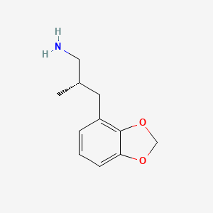 (2S)-3-(1,3-Benzodioxol-4-yl)-2-methylpropan-1-amine