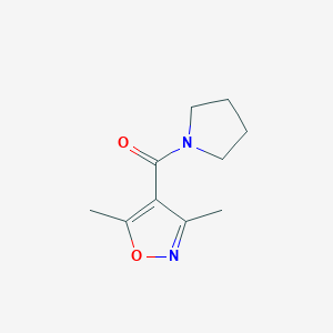 (3,5-Dimethyl-4-isoxazolyl)(1-pyrrolidinyl)methanone