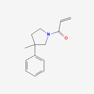 1-(3-Methyl-3-phenylpyrrolidin-1-yl)prop-2-en-1-one