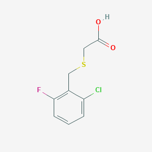[(2-Chloro-6-fluorobenzyl)sulfanyl]acetic acid
