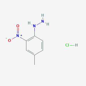 molecular formula C7H10ClN3O2 B2892366 1-(4-Methyl-2-nitrophenyl)hydrazine hydrochloride CAS No. 100032-76-6