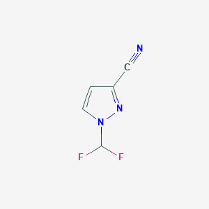 1-(difluoromethyl)-1H-pyrazole-3-carbonitrile