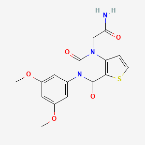 2-(3-(3,5-dimethoxyphenyl)-2,4-dioxo-3,4-dihydrothieno[3,2-d]pyrimidin-1(2H)-yl)acetamide