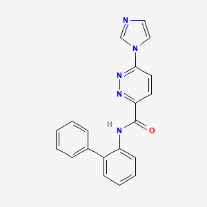 N-([1,1'-biphenyl]-2-yl)-6-(1H-imidazol-1-yl)pyridazine-3-carboxamide
