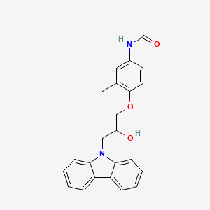 N-[4-(3-carbazol-9-yl-2-hydroxypropoxy)-3-methylphenyl]acetamide