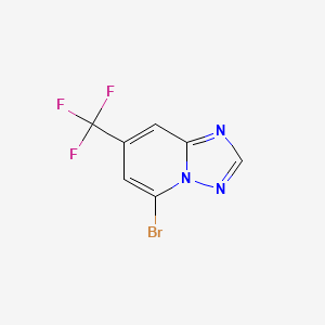 5-Bromo-7-(trifluoromethyl)-[1,2,4]triazolo[1,5-a]pyridine