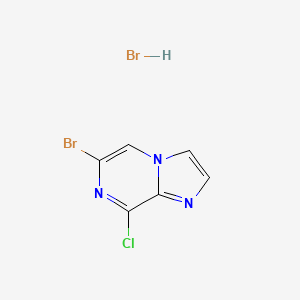 6-Bromo-8-chloroimidazo[1,2-a]pyrazine;hydrobromide