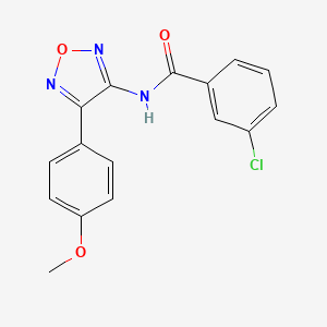 3-chloro-N-(4-(4-methoxyphenyl)-1,2,5-oxadiazol-3-yl)benzamide