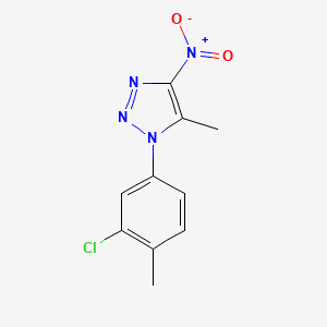 1-(3-chloro-4-methylphenyl)-5-methyl-4-nitro-1H-1,2,3-triazole