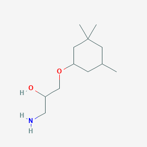 molecular formula C12H25NO2 B2892481 1-氨基-3-((3,3,5-三甲基环己基)氧基)丙烷-2-醇 CAS No. 1009247-18-0