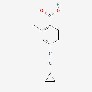 4-(Cyclopropylethynyl)-2-methylbenzoic acid