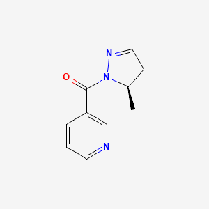 (R)-(5-Methyl-4,5-dihydro-1H-pyrazol-1-YL)(pyridin-3-YL)methanone