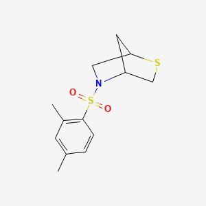 5-((2,4-Dimethylphenyl)sulfonyl)-2-thia-5-azabicyclo[2.2.1]heptane