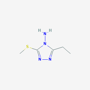 3-ethyl-5-(methylthio)-4H-1,2,4-triazol-4-amine