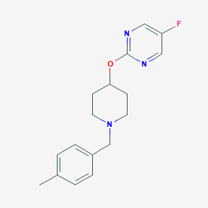 5-Fluoro-2-[1-[(4-methylphenyl)methyl]piperidin-4-yl]oxypyrimidine