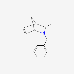 molecular formula C14H17N B2892663 2-苄基-3-甲基-2-氮杂双环[2.2.1]庚-5-烯 CAS No. 1936186-34-3