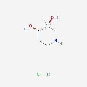 (3R,4S)-Rel-3-Methyl-3,4-piperidinediol hydrochloride