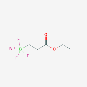 Potassium;(4-ethoxy-4-oxobutan-2-yl)-trifluoroboranuide