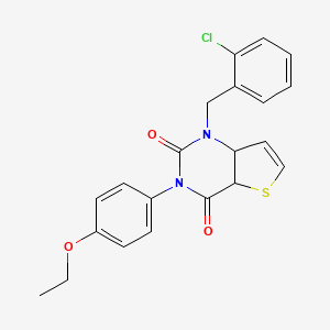 1-[(2-chlorophenyl)methyl]-3-(4-ethoxyphenyl)-1H,2H,3H,4H-thieno[3,2-d]pyrimidine-2,4-dione