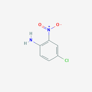 molecular formula C6H5ClN2O2 B028928 4-氯-2-硝基苯胺 CAS No. 89-63-4