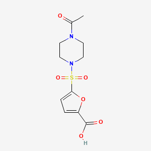 5-[(4-Acetylpiperazin-1-yl)sulfonyl]furan-2-carboxylic acid