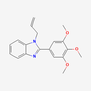 molecular formula C19H20N2O3 B2892822 1-Allyl-2-(3,4,5-trimethoxy-phenyl)-1H-benzoimidazole CAS No. 615281-66-8