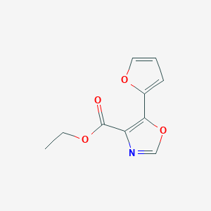 Ethyl 5-(furan-2-yl)-1,3-oxazole-4-carboxylate