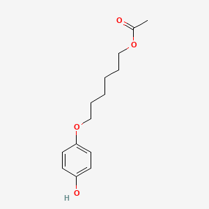 6-(4-Hydroxyphenoxy)hexyl acetate
