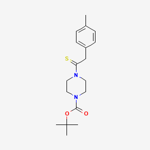 Tert-butyl 4-[2-(4-methylphenyl)ethanethioyl]piperazine-1-carboxylate