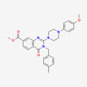 1-(Mesitylsulfonyl)-4-[5-(2-methylphenyl)-1,2,4-oxadiazol-3-yl]piperidine