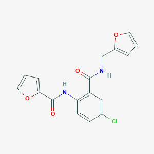 N-(4-chloro-2-{[(2-furylmethyl)amino]carbonyl}phenyl)-2-furamide