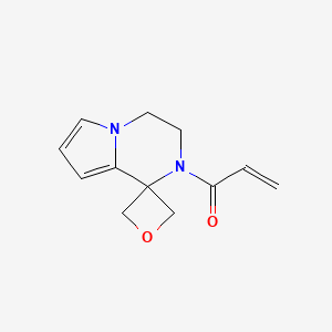 1-Spiro[3,4-dihydropyrrolo[1,2-a]pyrazine-1,3'-oxetane]-2-ylprop-2-en-1-one