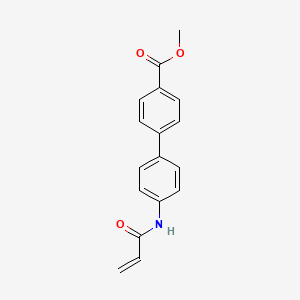 molecular formula C17H15NO3 B2892912 Methyl 4'-(prop-2-enamido)-[1,1'-biphenyl]-4-carboxylate CAS No. 2270918-83-5