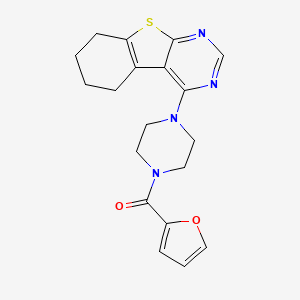 Furan-2-yl[4-(5,6,7,8-tetrahydro[1]benzothieno[2,3-d]pyrimidin-4-yl)piperazin-1-yl]methanone