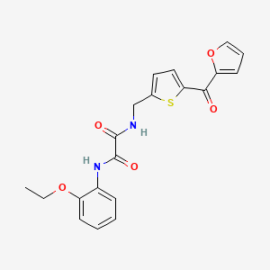 N1-(2-ethoxyphenyl)-N2-((5-(furan-2-carbonyl)thiophen-2-yl)methyl)oxalamide