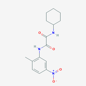 N1-cyclohexyl-N2-(2-methyl-5-nitrophenyl)oxalamide