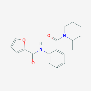 Furan-2-carboxylic acid [2-(2-methyl-piperidine-1-carbonyl)-phenyl]-amide