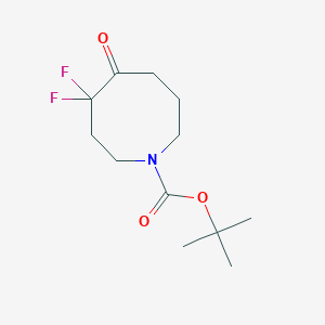 molecular formula C12H19F2NO3 B2893014 Tert-butyl 4,4-difluoro-5-oxoazocane-1-carboxylate CAS No. 2385587-28-8