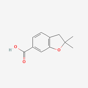 B2893041 2,2-Dimethyl-2,3-dihydrobenzofuran-6-carboxylic acid CAS No. 123656-36-0
